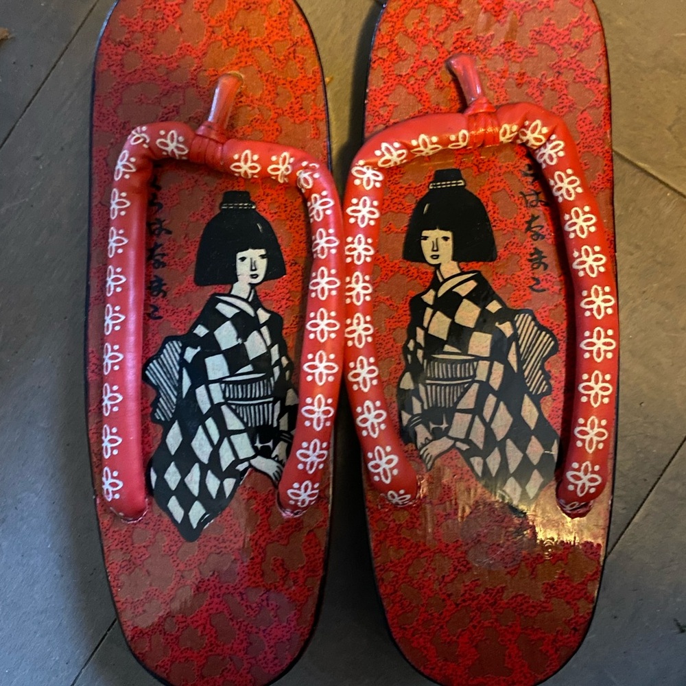 Red Traditional Women's Sandals